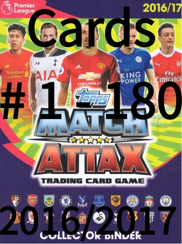 Base match attax - match, 2016/2017